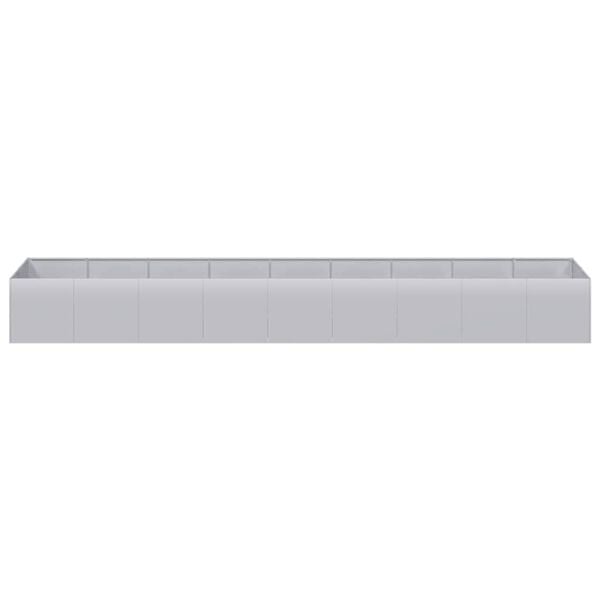 vidaXL Pflanzgef&auml;&szlig; 360x80x40 cm Stahl verzinkt