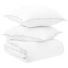 vidaXL Bettw&auml;sche-Set 260 x 240 cm Keine 250gsm f&uuml;r Bettdecken Wei&szlig;