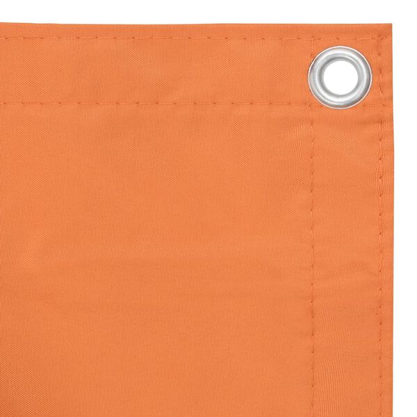 vidaXL Balkon-Sichtschutz Orange 90x300 cm Oxford-Gewebe