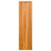 vidaXL B&uuml;cherregal 30x30x110 cm Massivholz Teak