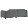 vidaXL Tagesbett Ausziehbar Dunkelgrau 90x200 cm Stoff
