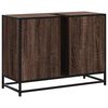 vidaXL Waschbeckenunterschrank Braun Eichen-Optik 80x33x60 cm