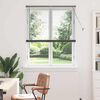 vidaXL Fensterjalousie mit Vorh&auml;ngen Dunkelgrau Aluminium