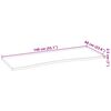 vidaXL Schreibtischplatte Unbehandelt 140x60x2,5 cm Massivholz Eiche