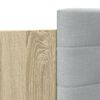 vidaXL Bettgestell mit Kopfteil Sonoma-Eiche 75x190 cm Holzwerkstoff