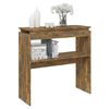 vidaXL Konsolentisch R&auml;uchereiche 80x30x80 cm Holzwerkstoff