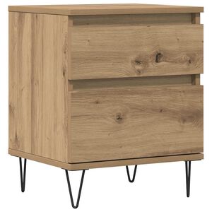 vidaXL Nachttisch Artisan-Eiche 40x35x50 cm Holzwerkstoff