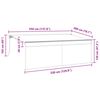vidaXL Markise mit Sichtschutz Anthrazit 350 x 200 x 120 cm