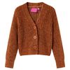 Kinder-Strickjacke Cognac 104