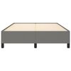 vidaXL Bettgestell ohne Matratze Dunkelgrau 140x200 cm Stoff