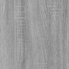 vidaXL CD-Regal Grau Sonoma 100x23x89,5 cm Holzwerkstoff