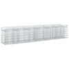 vidaXL Gabionen-Hochbeet 2 stk. 300 x 50 x 60 cm Verzinkter Stahl