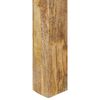 vidaXL Bartisch 112x60x108 cm Raues Mangoholz