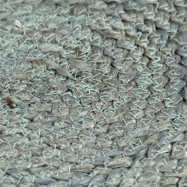 vidaXL Tischsets 4 Stk. Olivgr&uuml;n 38 cm Rund Jute