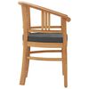 vidaXL 5-tlg. Garten-Essgruppe Massivholz Teak