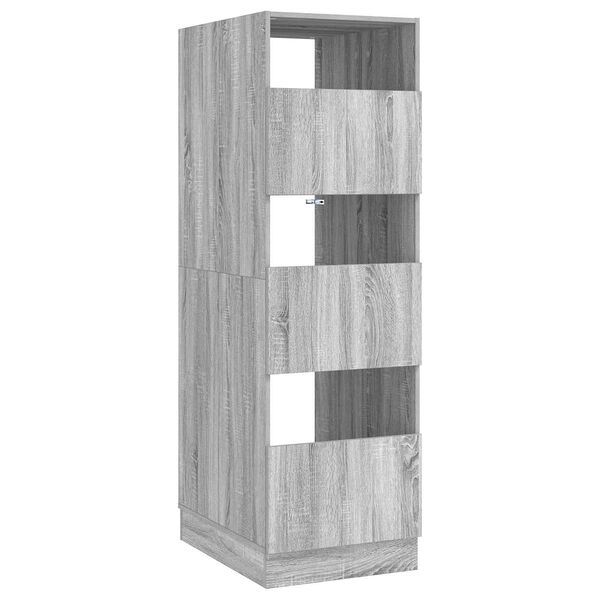 vidaXL W&auml;scheschrank Graues Sonoma 50 x 68 x 162 cm Holzwerkstoff