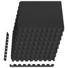 vidaXL Pool Bodenschutzmatte 24 pcs Schwarz 8,64 m&sup2; EVA-Schaum