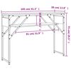 vidaXL Konsolentisch mit Ablage Sonoma-Eiche 105x30x75cm Holzwerkstoff