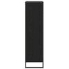 vidaXL B&uuml;cherregal Schwarz Eichen-Optik 68 x 30 x 108.5 cm