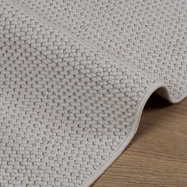 vidaXL Bereichsteppiche Quadratisch HUARTE Creme 120 x 120 cm