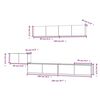 vidaXL 5-tlg. TV-Schrank-Set R&auml;uchereiche Holzwerkstoff