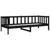 vidaXL Tagesbett Schwarz 80x200 cm Massivholz Kiefer