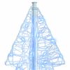 vidaXL Weihnachtsbaum mit 100 LEDs Kaltwei&szlig; 120 cm Acryl