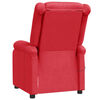 vidaXL Massagesessel Rot Kunstleder