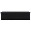 vidaXL Faltbare Sitzbank Kunstleder 150&times;38&times;38 cm Schwarz