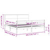 vidaXL Massivholzbett mit Kopfteil