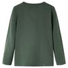 Kinder-Langarmshirt Dunkelgr&uuml;n 104