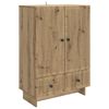 vidaXL Sideboard Artisan-Eiche 66 x 34,5 x 95 cm Holzwerkstoff