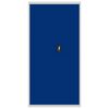 vidaXL Aktenschrank Hellgrau und Blau 90x40x180 cm Stahl