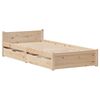 vidaXL Massivholzbett ohne Matratze 90x200 Kiefernholz