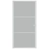vidaXL Innent&uuml;r 102,5x201,5 cm Wei&szlig; Mattglas und Aluminium
