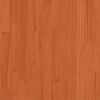 vidaXL Bettrahmen Wachsbraun 120 x 200 cm Massives Kiefernholz