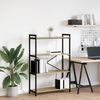 vidaXL B&uuml;cherregal Sonoma-Eiche 80 x 30 x 120 cm Holzwerkstoff