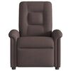 vidaXL Massagesessel Dunkelbraun Stoff