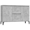 vidaXL Sideboard Betongrau 102x35x70 cm Holzwerkstoff