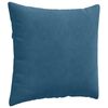 vidaXL Sofakissen 2 St&uuml;ck Blau 45 x 45 cm Cordstoff