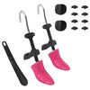 vidaXL Schuhspanner mit Schuhanzieher Rosa EU 34-40 Kunststoff