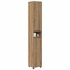 vidaXL Badezimmerschrank mit Regal Artisan-Eiche 30,5 x 30 x 195 cm