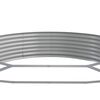 vidaXL Hochbeet Verzinkter Stahl 523x140x36 cm Silbern