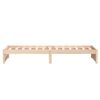 vidaXL Massivholzbett ohne Matratze 75x190 cm
