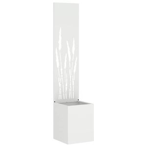 vidaXL Garten Sichtschutz-Leinwand Wei&szlig; 32 x 140 cm