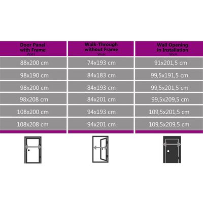 vidaXL Haustür Anthrazit 88x200 cm PVC