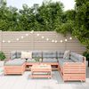 vidaXL 8-tlg. Garten-Sofagarnitur Massivholz Douglasie