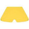 vidaXL Ersatzdach f&uuml;r Hollywoodschaukel Gelb 150/130x105/70 cm
