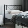 vidaXL Ersatz-Kopfteil Metall Schwarz 90 cm