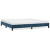 vidaXL Bettgestell ohne Matratze Dunkelblau 200x200 cm Samt